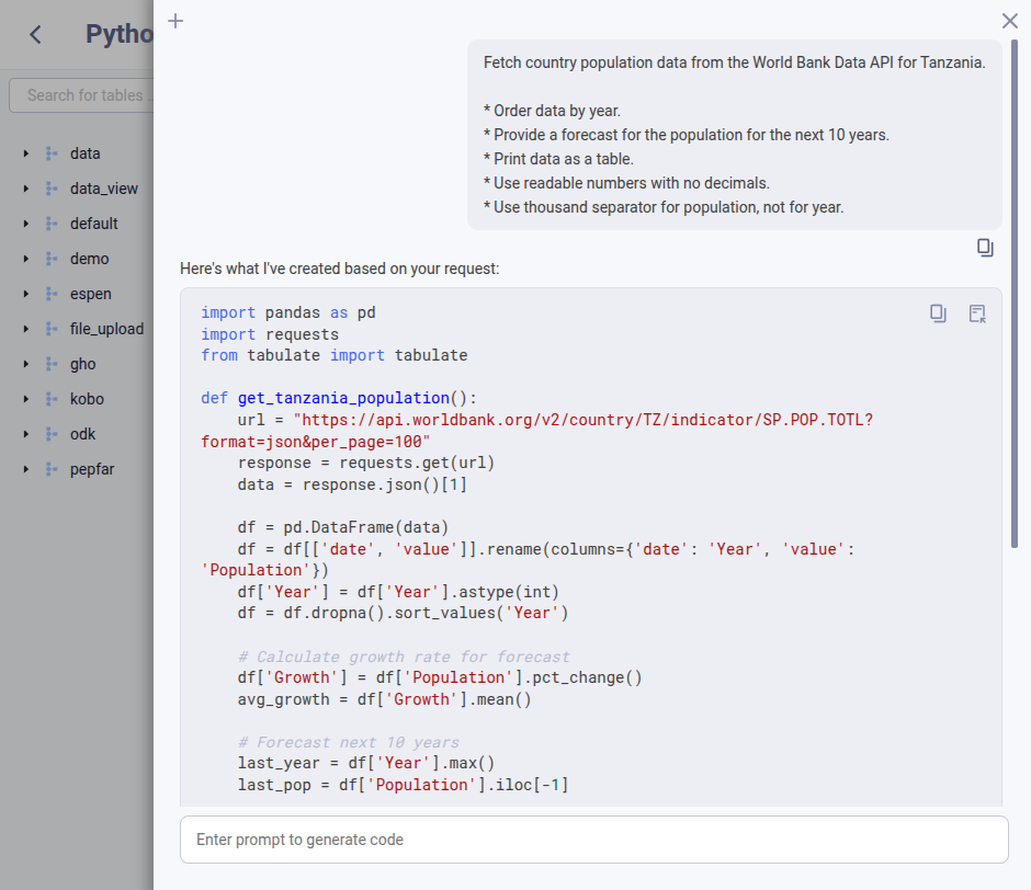 Natural text script generation
